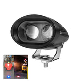 LED Warning Light|4 Inch 20W 1,000 LM|Spot Beam|Red Safety Lights for Forklifts